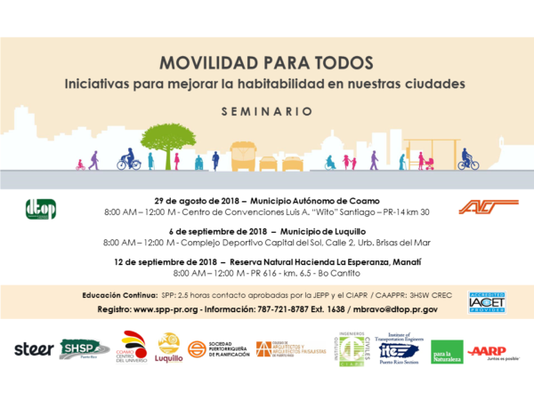 Anuncio Seminario Movilidad para todos